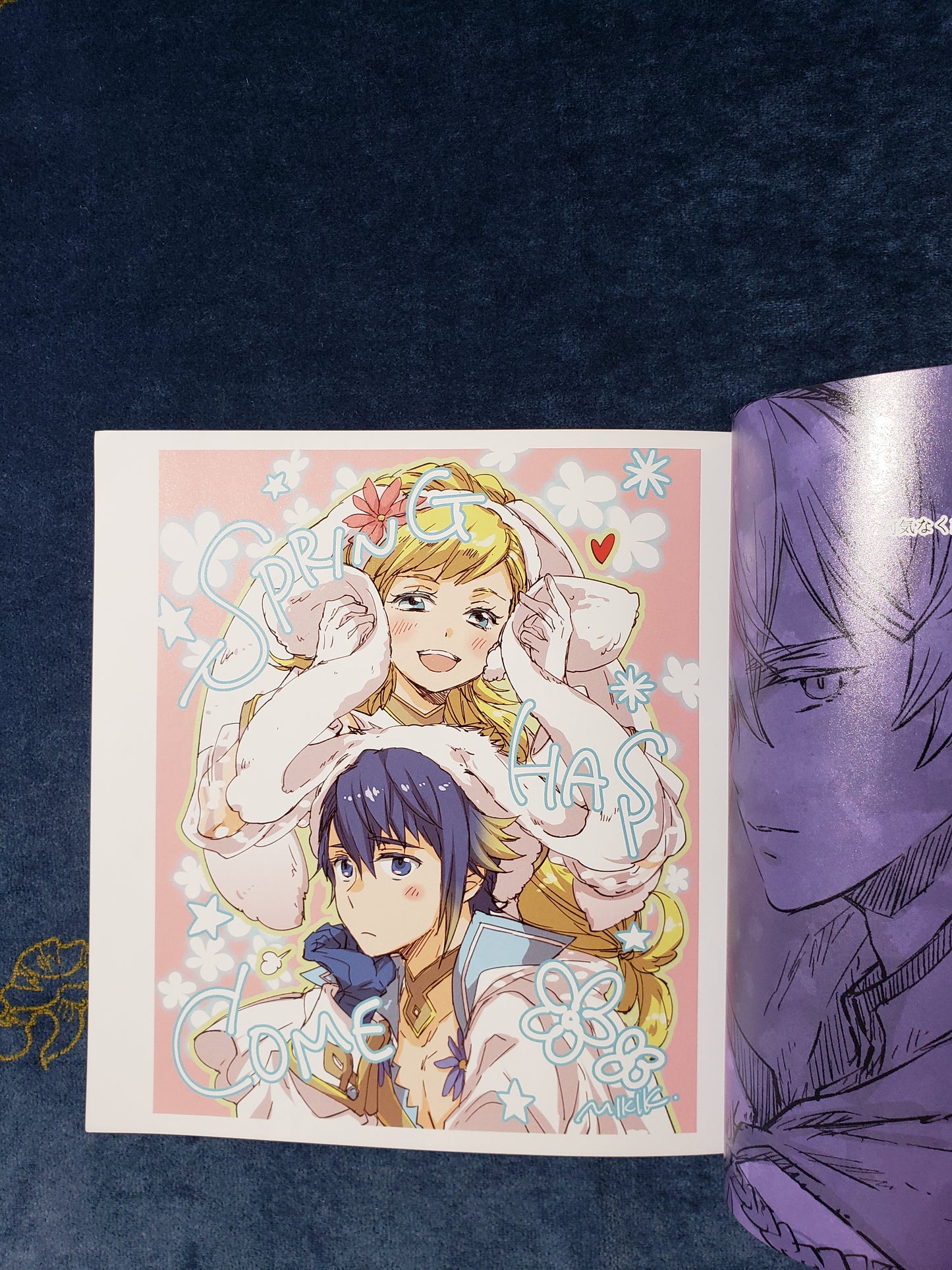3x Color doujin art book set - K