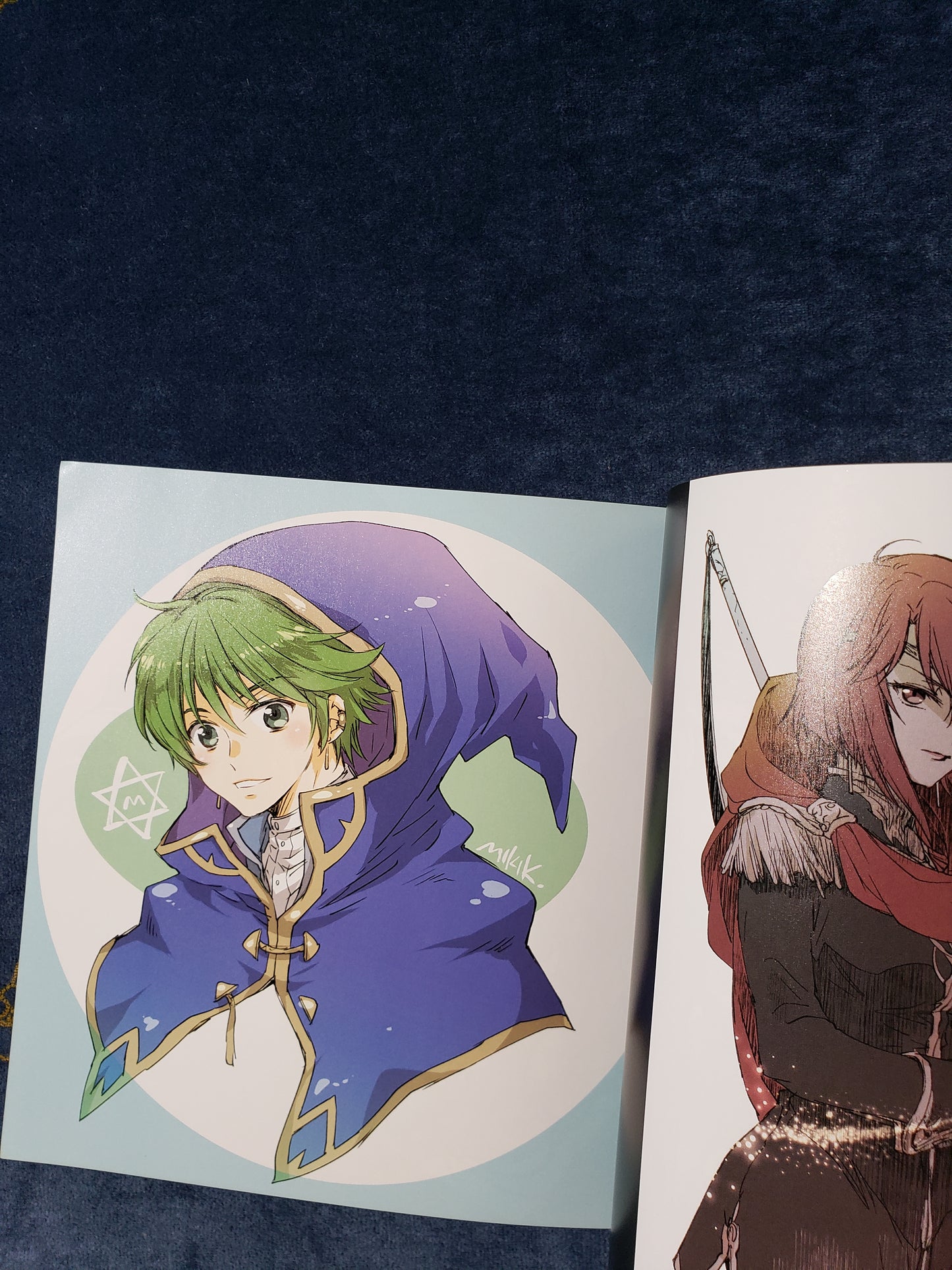3x Color doujin art book set - K