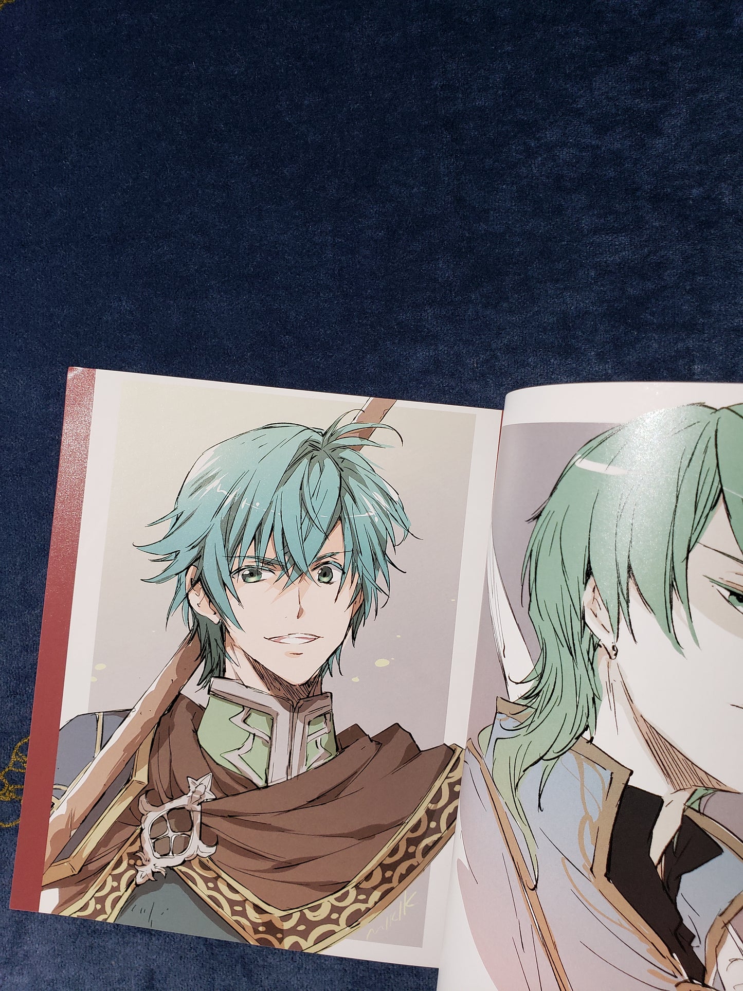 3x Color doujin art book set - K