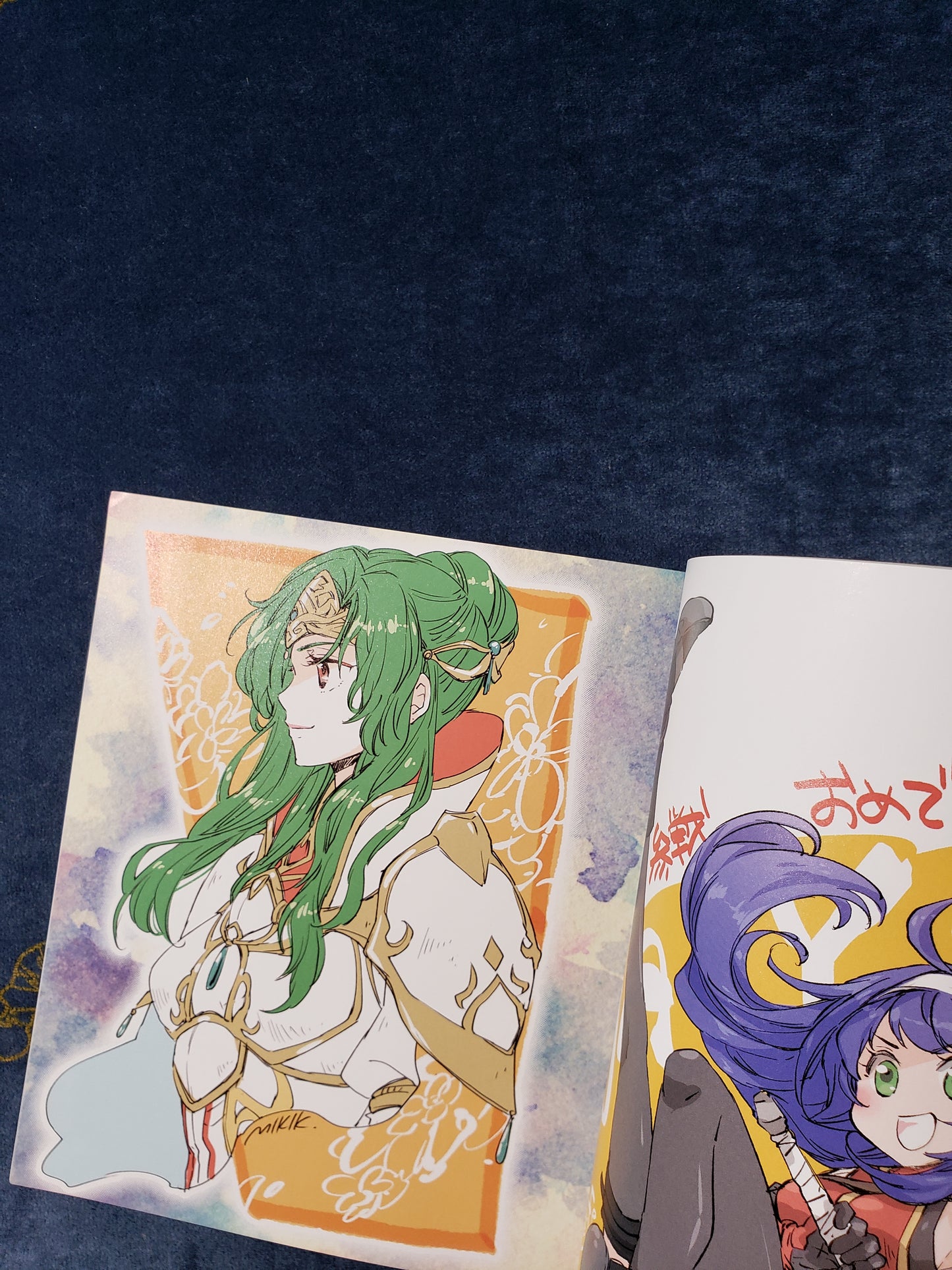 3x Color doujin art book set - K