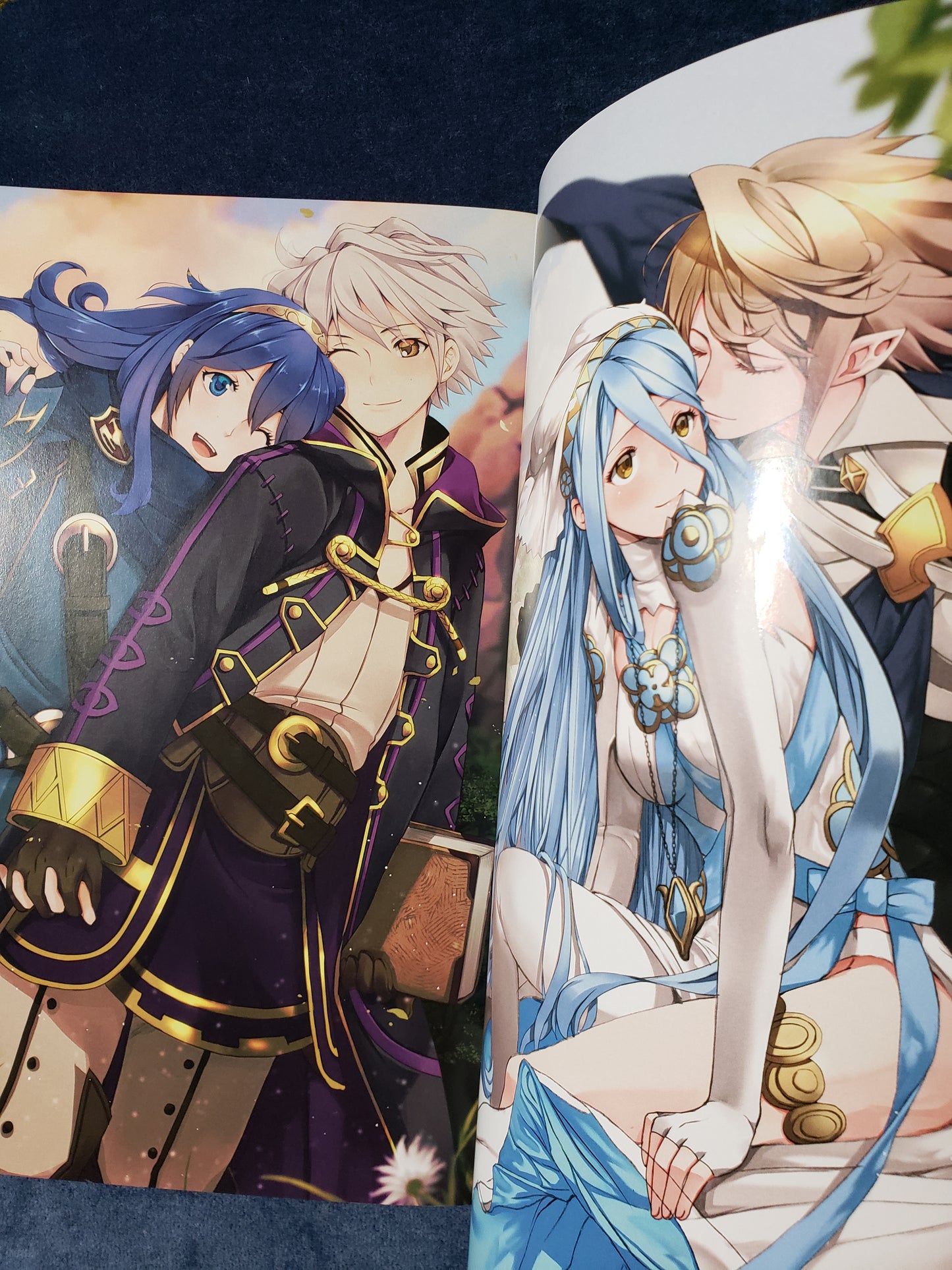 3x Color doujin art book set - K