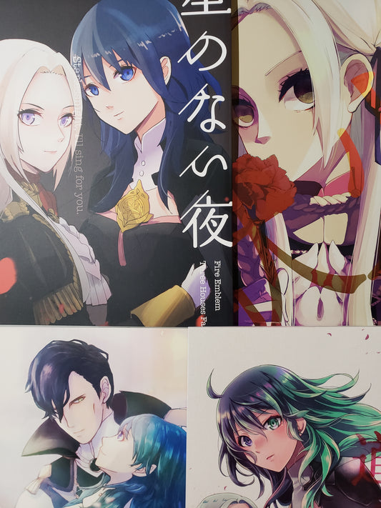 Black Eagles Edelgard x Hubert x Byleth / Doujin Set - P