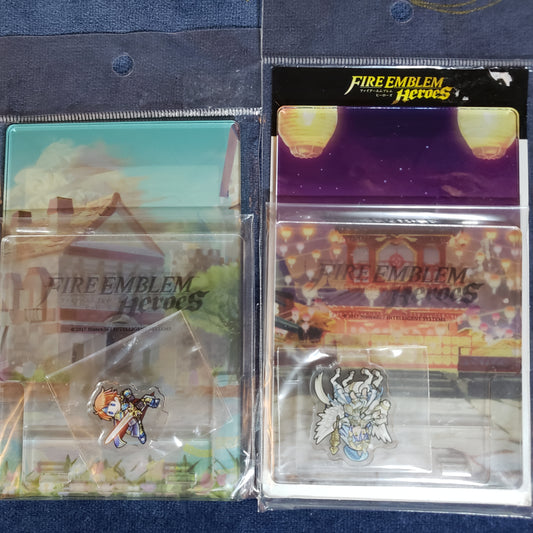 Roy and Azura FEH smartphone stand set