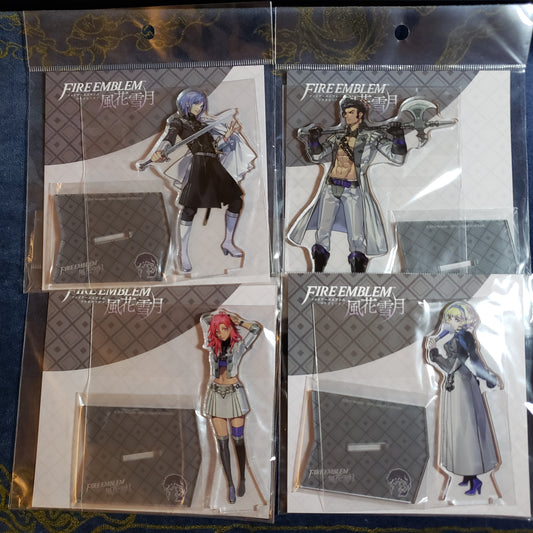 Ashen Wolves 4x acrylic stand set