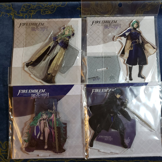 Three Houses Byleth/Sothis/Rhea/Seteth 4x acrylic stand set