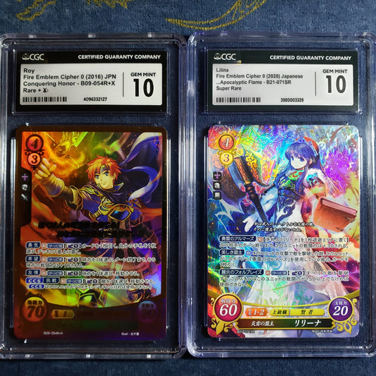 Roy / Lilina R+X/SR CGC Gem Mint 10 graded Cipher card set