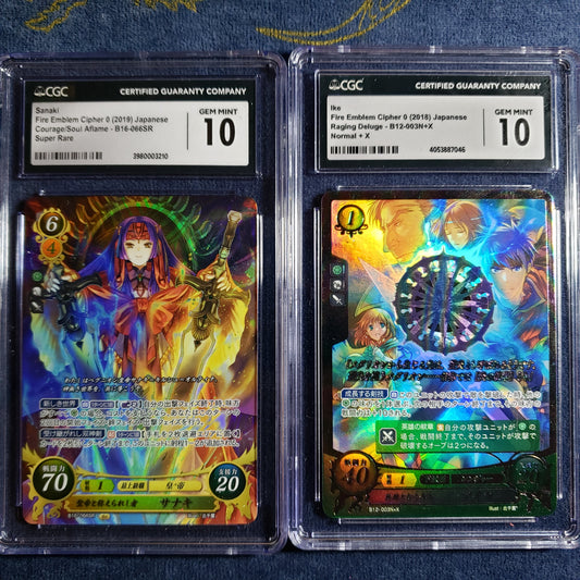 Ike / Sanaki N+X/SR CGC Gem Mint 10 graded Cipher card set