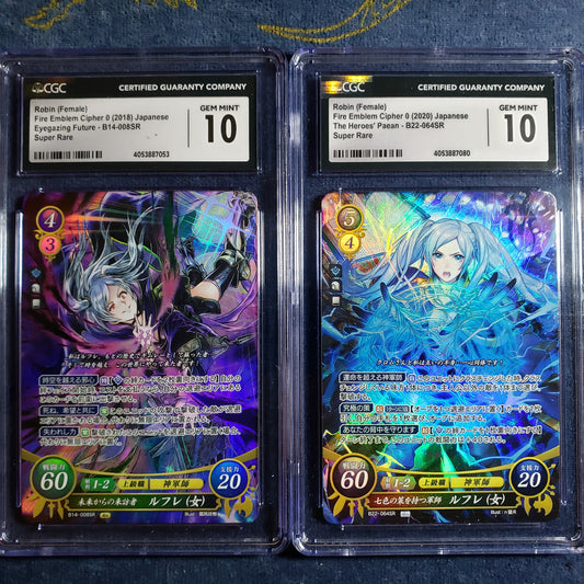 Robin F SR CGC Gem Mint 10 graded Cipher card set