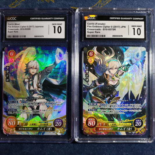 Corrin M/F SR CGC Gem Mint 10 graded Cipher card set