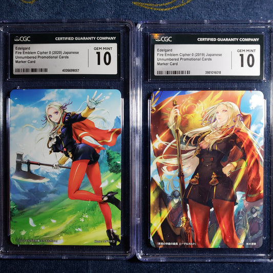 Edelgard Marker promo CGC Gem Mint 10 graded Cipher card set