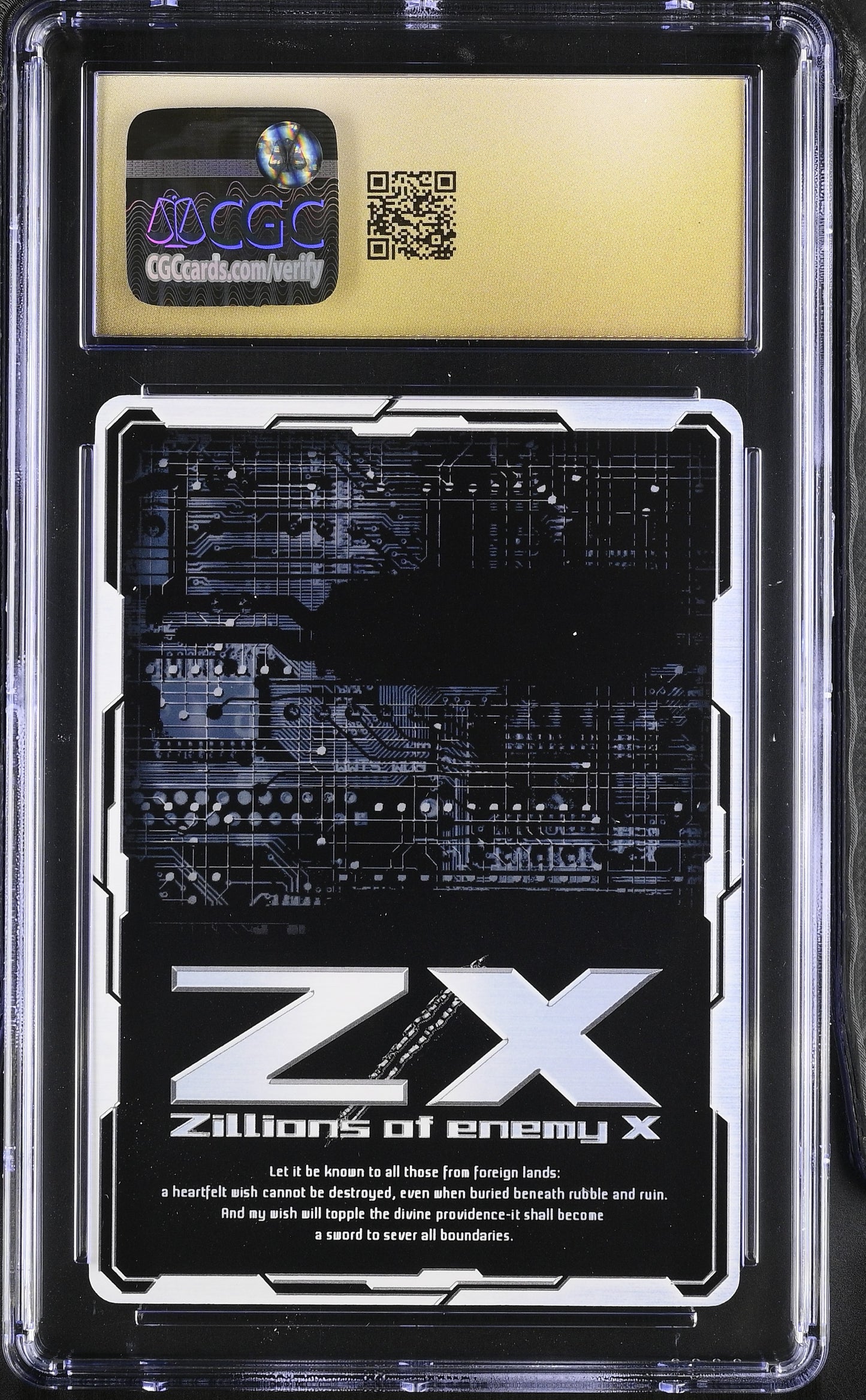 Devil of Solutude, Solitus P07-015 Zillions of enemy X Z/X CGC 10 PRISTINE