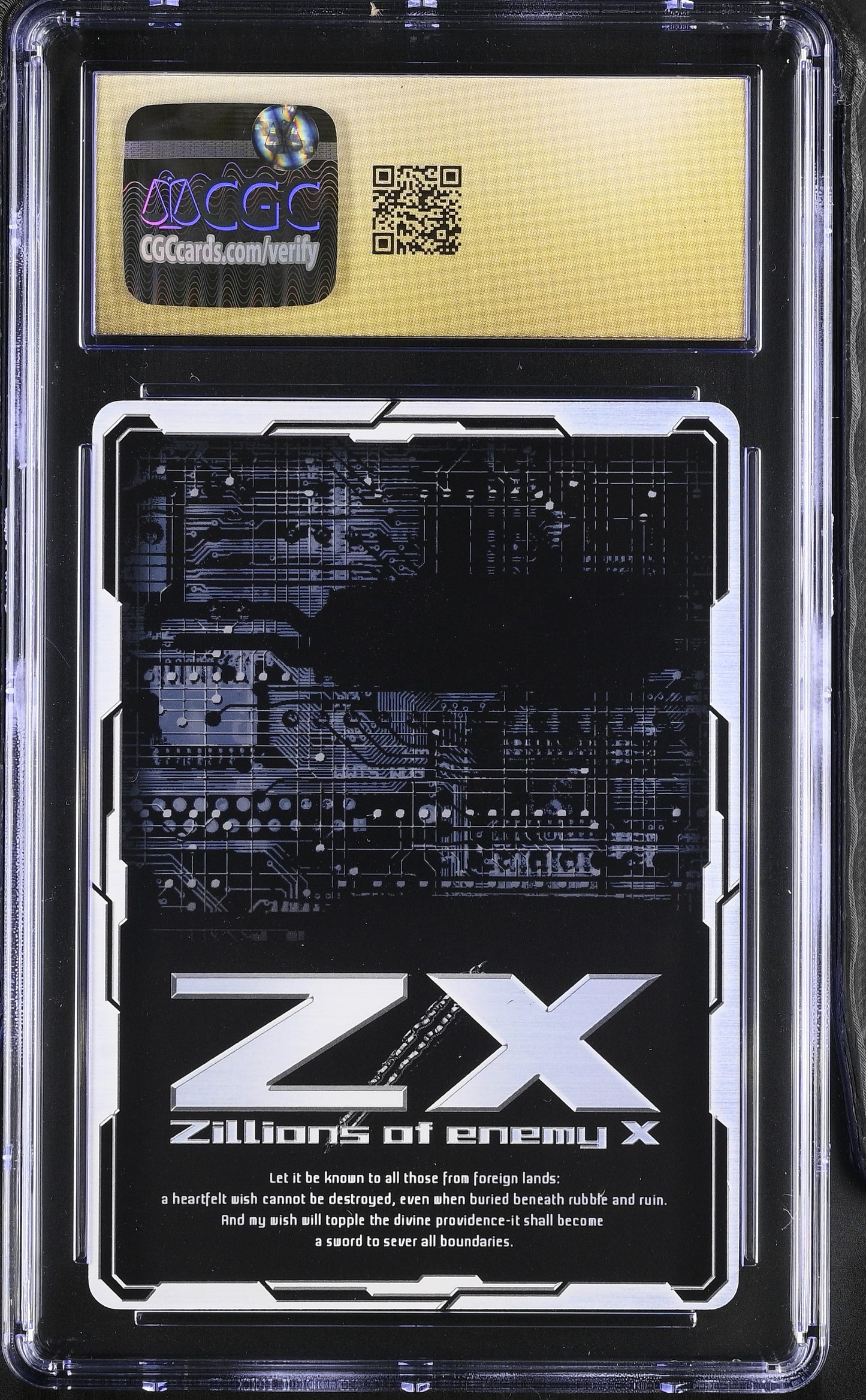 Contest Luxuria B09-102 Zillions of enemy X Z/X CGC 10 PRISTINE
