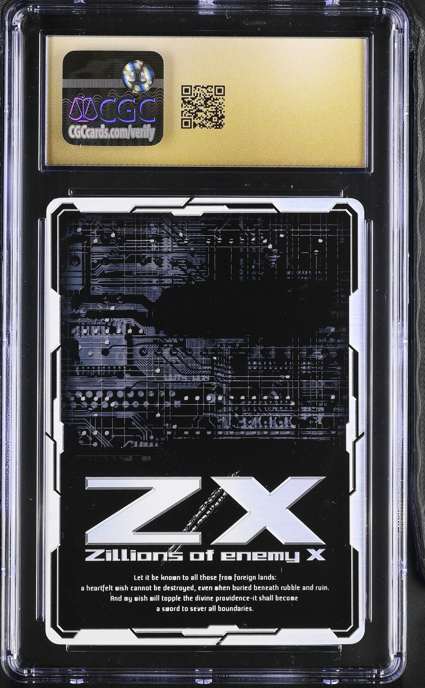 Happy Vacation, Aout E13-023 Zillions of enemy X Z/X CGC 10 PRISTINE