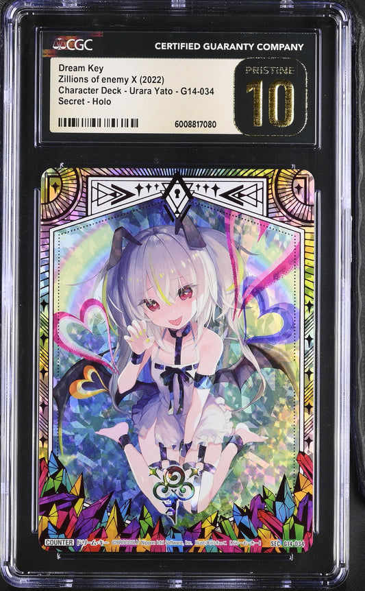 Dream Key Urara Yato G14-034 Zillions of enemy X Z/X CGC 10 PRISTINE
