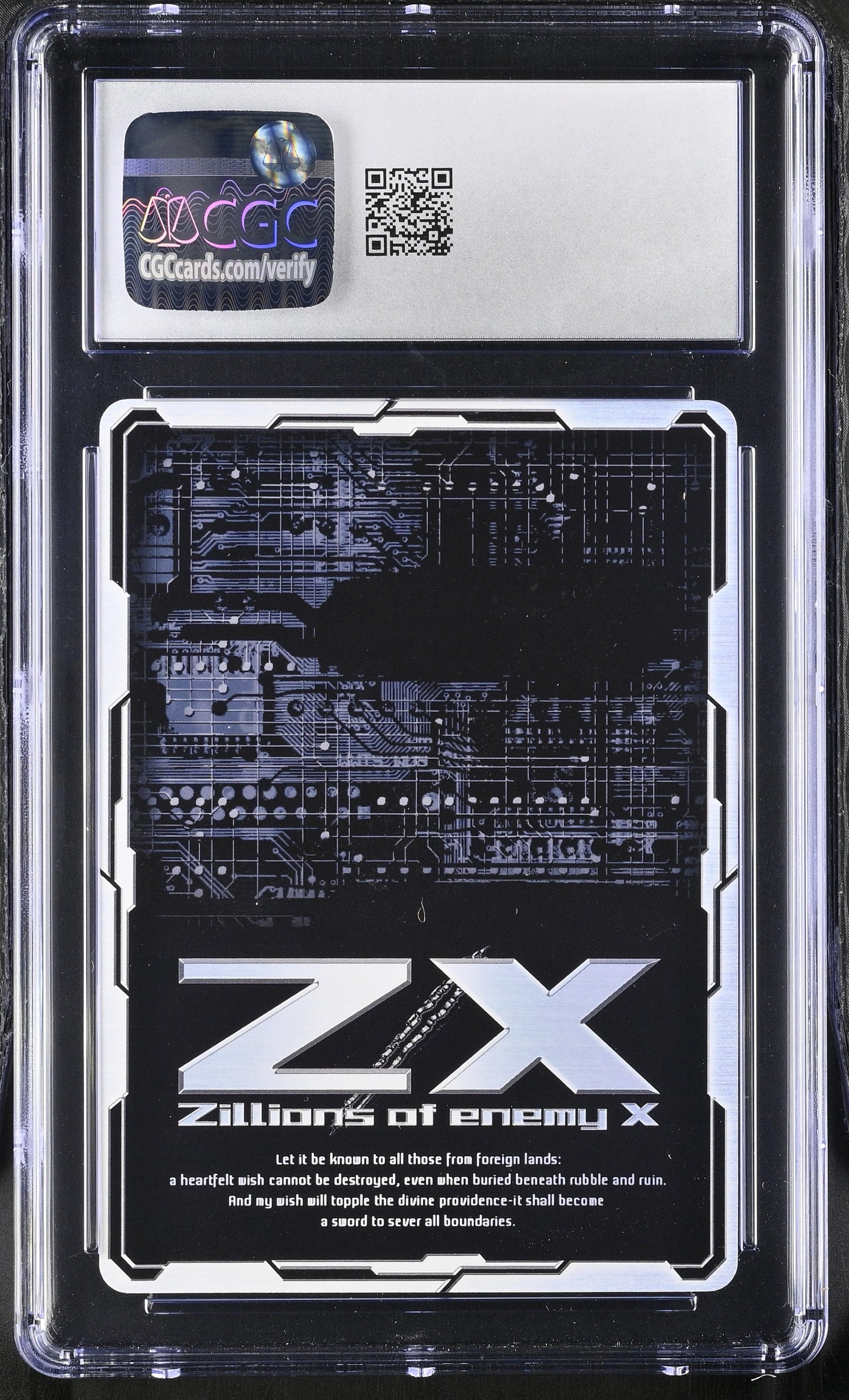 Zillions of enemy X Japanese Boundless "Banquet", Ninkasi B17-058 2016 (B17) Code:Dingir - Chain Betrayal R Holo GEM MINT 10