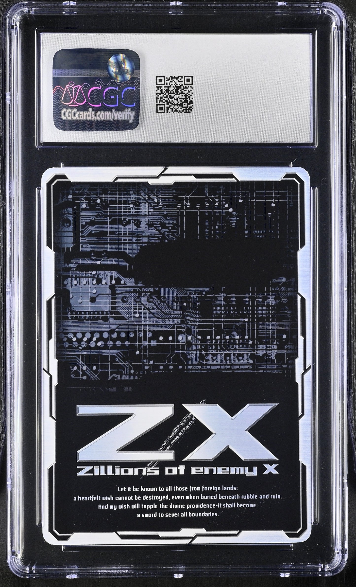 Zillions of enemy X Japanese Ocean Dress, Rigel B26-079 2018 Engage - Shift Infinity PR Holo CGC 9