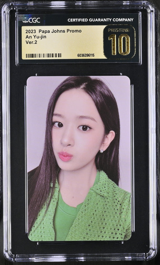 Yujin IVE Papa Johns Promo - PRISTINE CGC 10