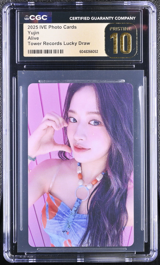 Yujin IVE Alive Tower Records LD - PRISTINE CGC 10