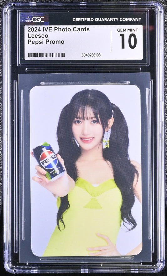 Leeseo IVE Pepsi Promo - CGC 10