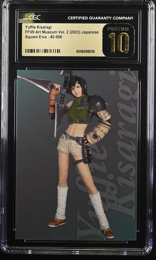 Yuffie Kisaragi Final Fantasy VII Art Museum Anniversary 02-006 PRISTINE 10