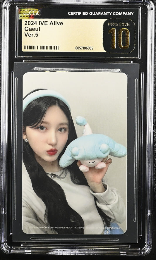Gaeul IVE Alive Pokemon Hatenna - PRISTINE CGC 10