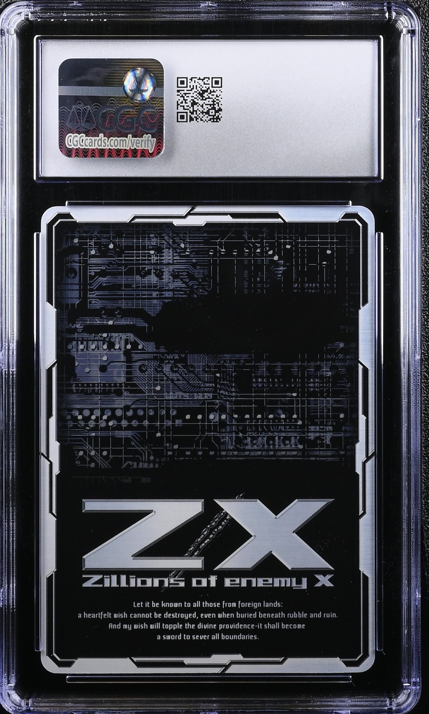 Zillions of enemy X Z/X Pure Green Cinnamon IG03-035 CGC 10