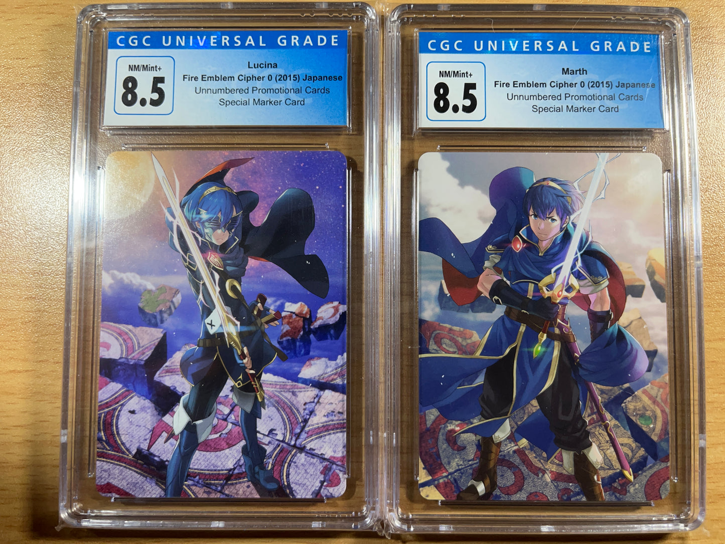 *Pending sale please do not buy - Marth/Lucina Gold back Promo set Marker - CGC 8.5
