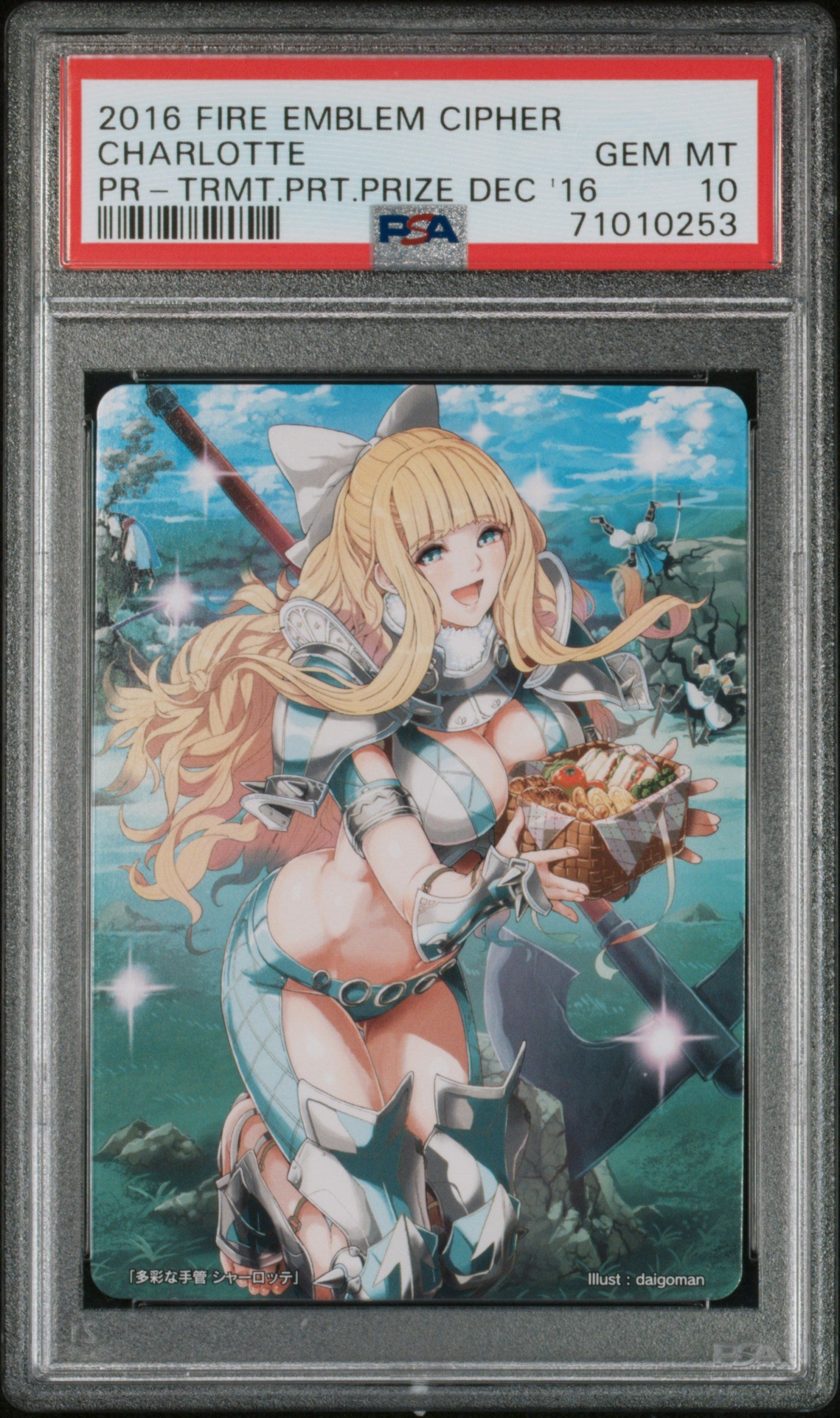 Charlotte TPP 12/16 Marker Card - PSA 10