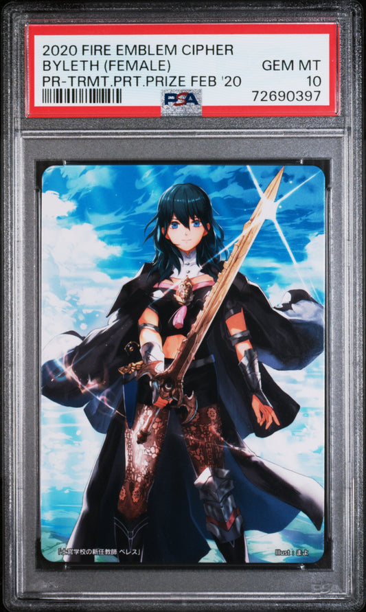 Byleth Female TPP 2/20 Marker Card - PSA 10