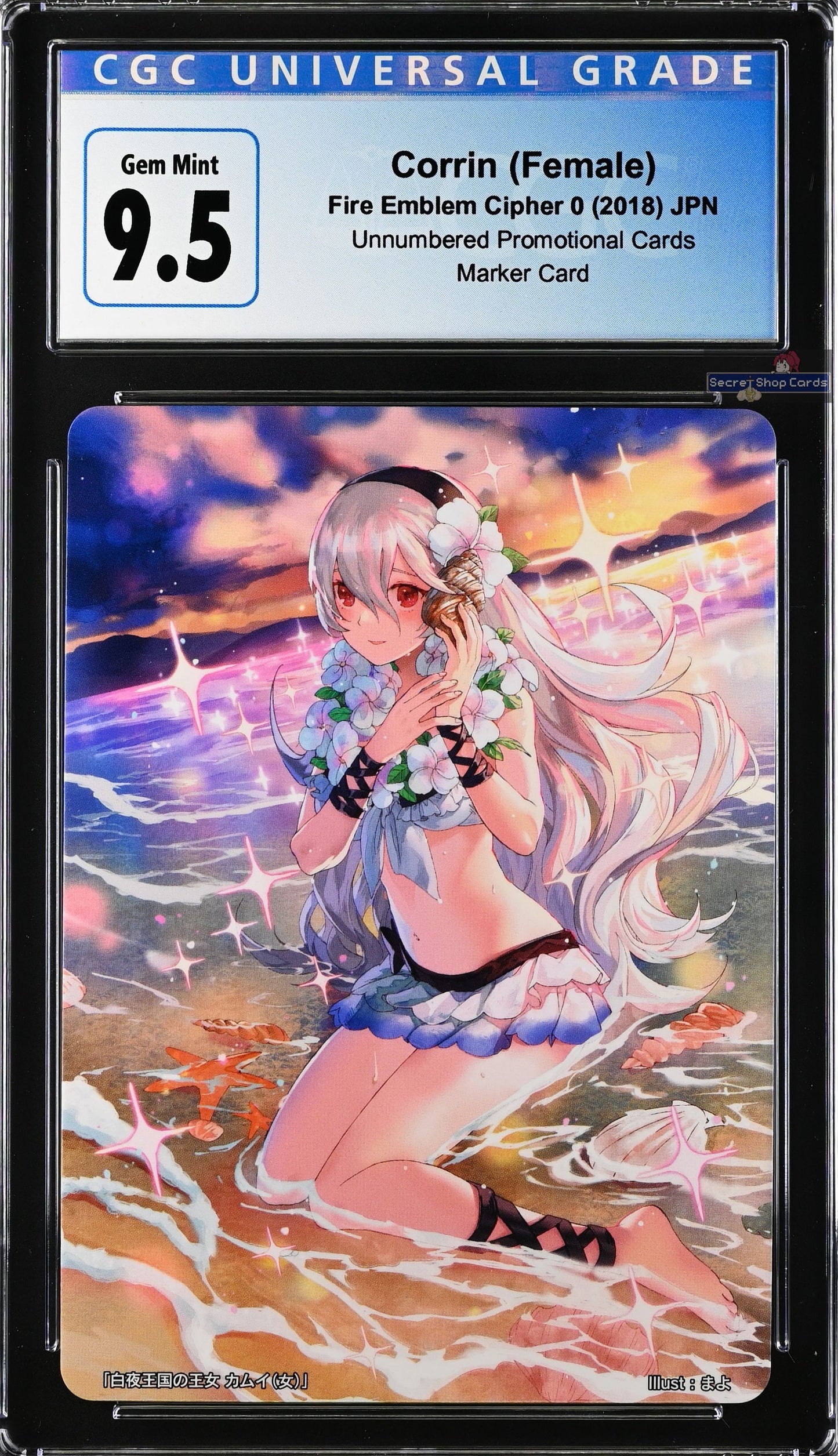 Corrin (Female) TPP 3/18 Marker Card - CGC 9.5