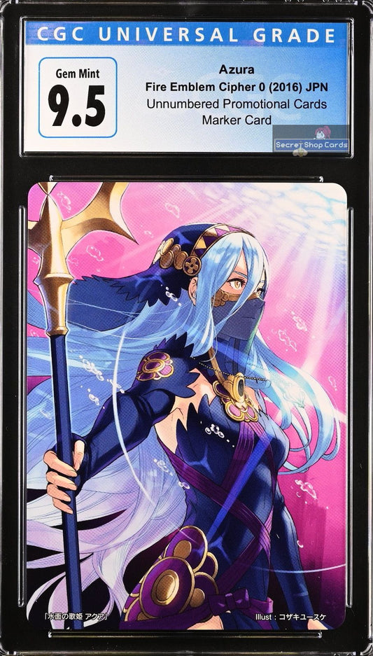 Azura C91 Black Pixel Box Marker Card - CGC 9.5