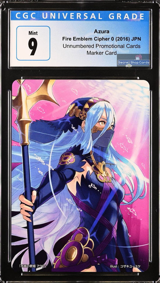 Azura C91 Black Pixel Box Marker Card - CGC 9