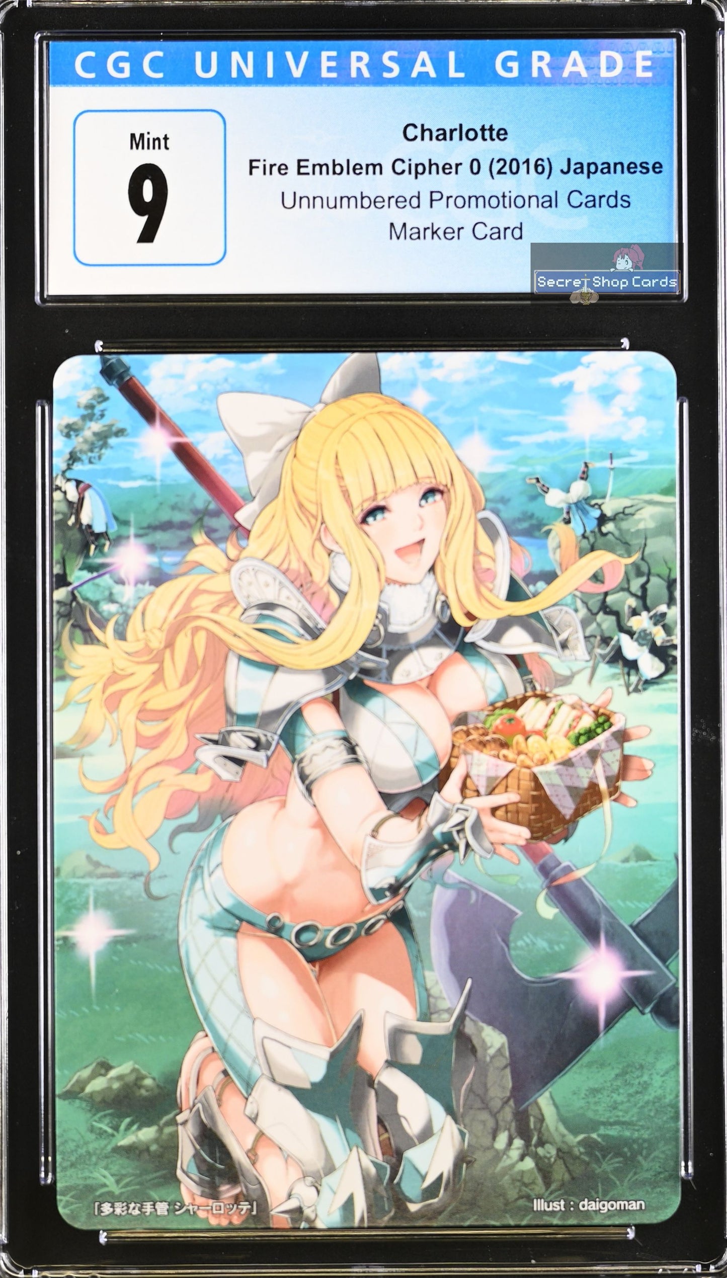 Charlotte TPP 12/16 Marker Card - CGC 9