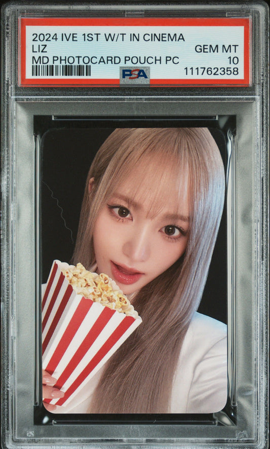 Liz IVE Cinema World Tour card - PSA 10