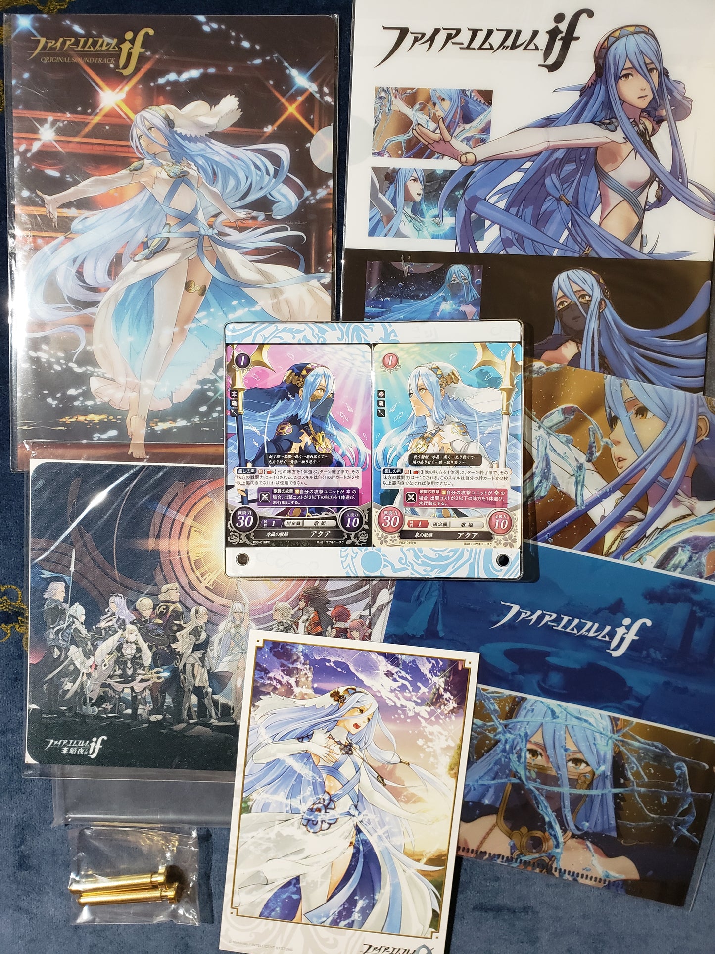 *Rare* Azura Clear File / Mouse pad / Card Display Set - H