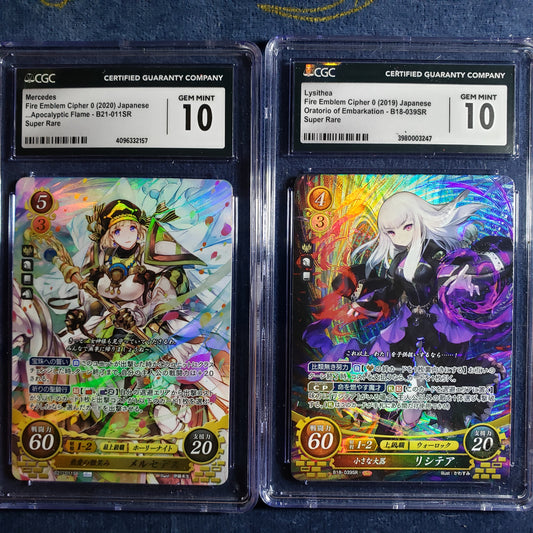 Mercedes / Lysithea SR CGC Gem Mint 10 graded Cipher card set