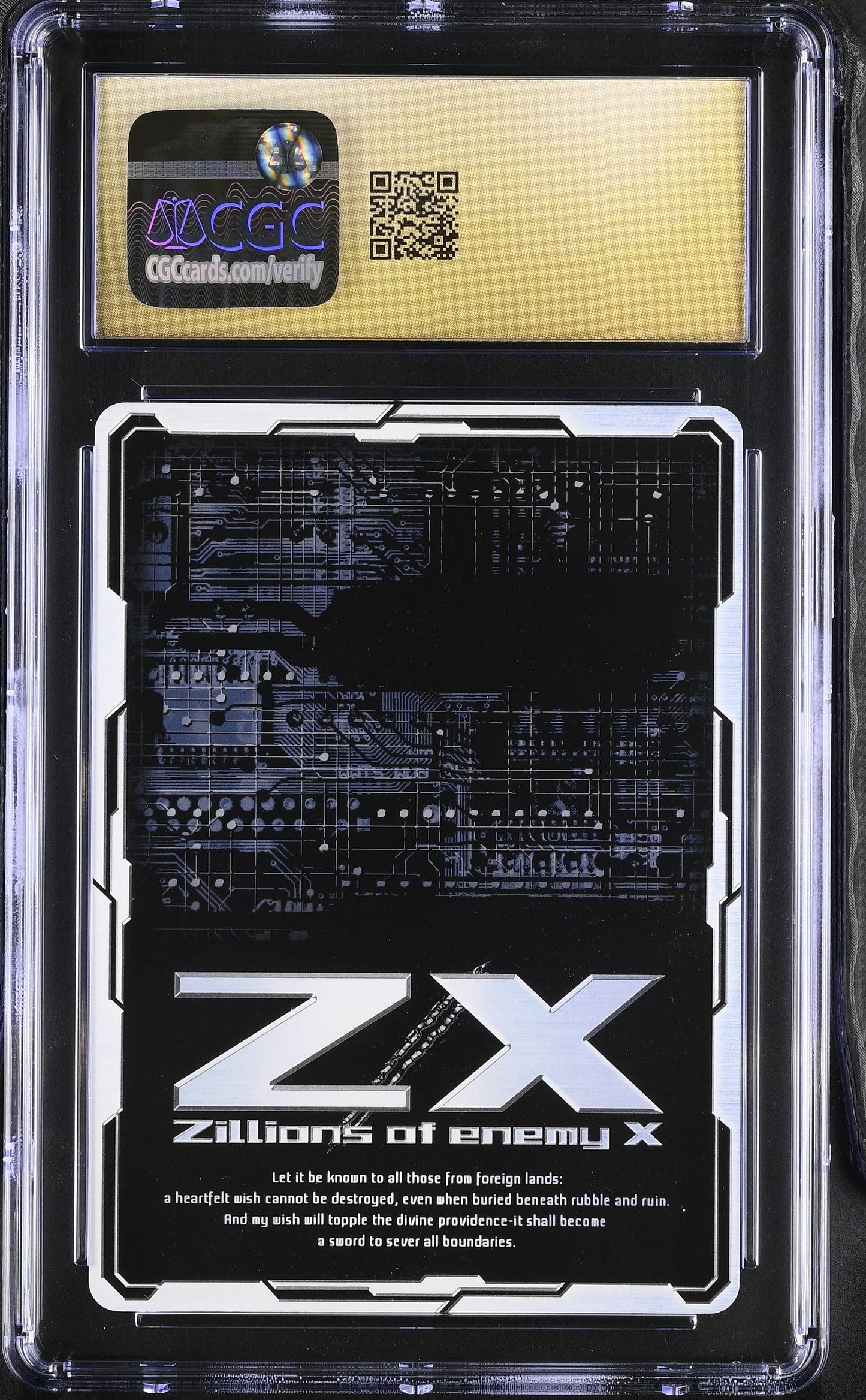 Inducement of Skating: Layback B15-104 Zillions of enemy X Z/X CGC 10 PRISTINE