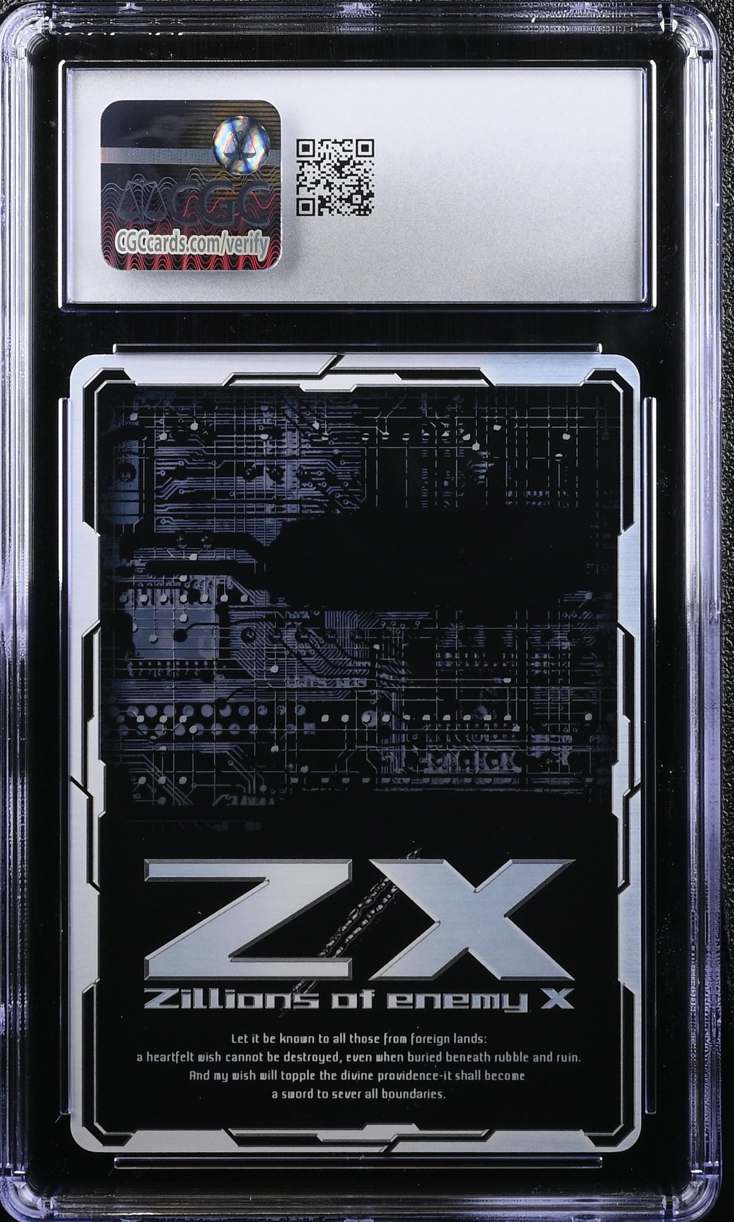 Zillions of enemy X Z/X Rigel Christmas P32-028 CGC 10