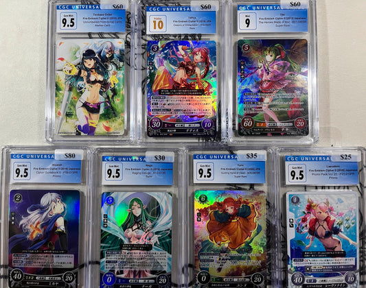 *Pending sale please do not buy - Fire Emblem Cipher CGC card lot L1