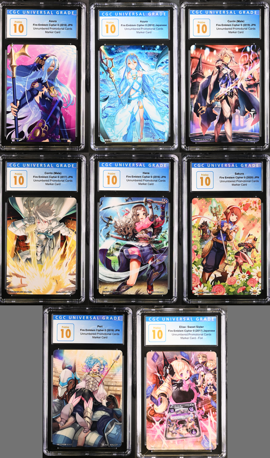 *Pending sale please do not buy - Fire Emblem Cipher CGC card lot K1