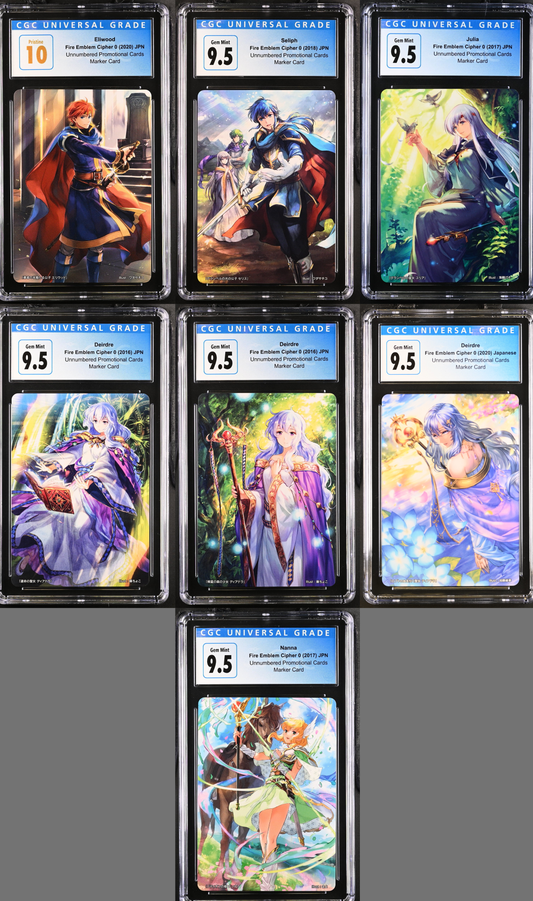 *Pending sale please do not buy - Fire Emblem Cipher CGC card lot K4