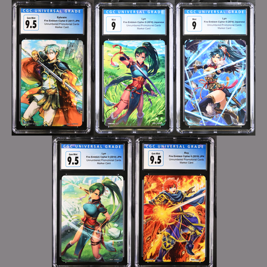 *Pending sale please do not buy - Fire Emblem Cipher CGC card lot K5