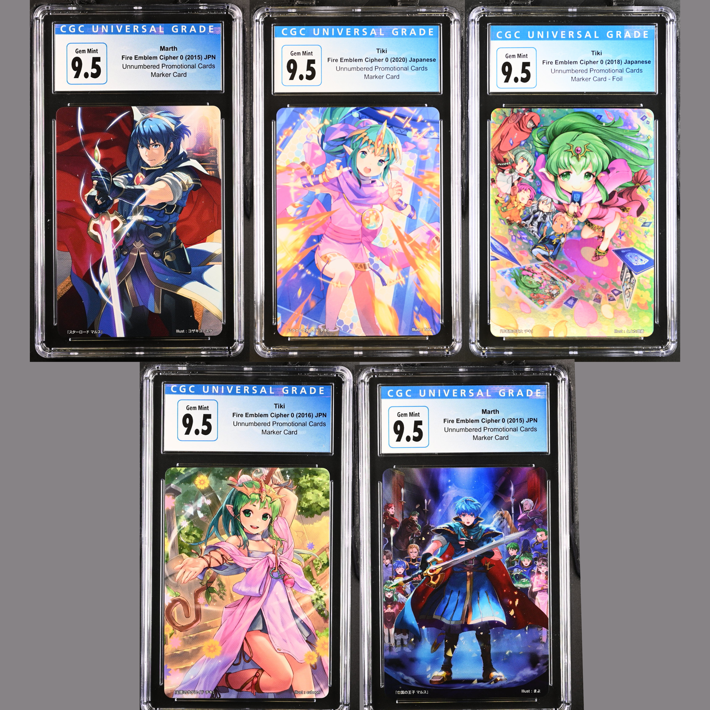 *Pending sale please do not buy - Fire Emblem Cipher CGC card lot K7